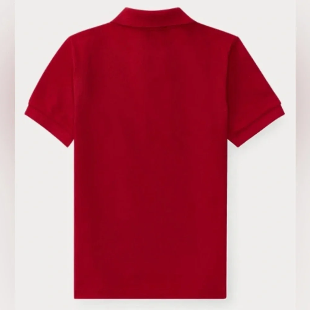 Vintage Polo by Ralph Lauren Boy’s Sz 5 Red Pique Knit Short Sleeve Polo‎
